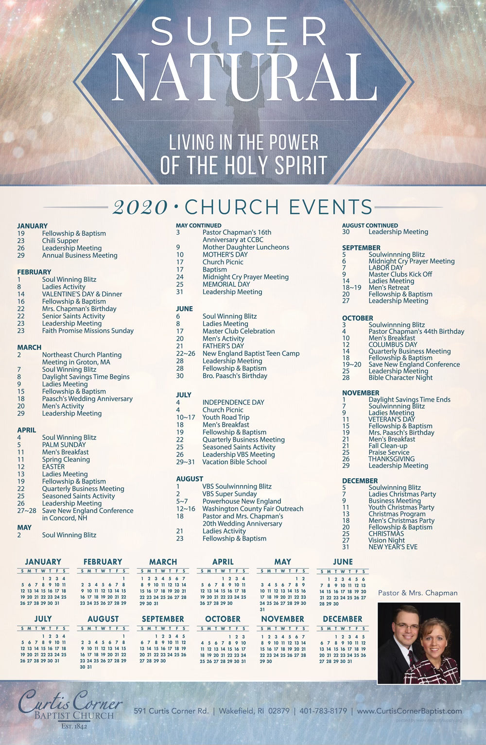 "Supernatural" Calendar Theme