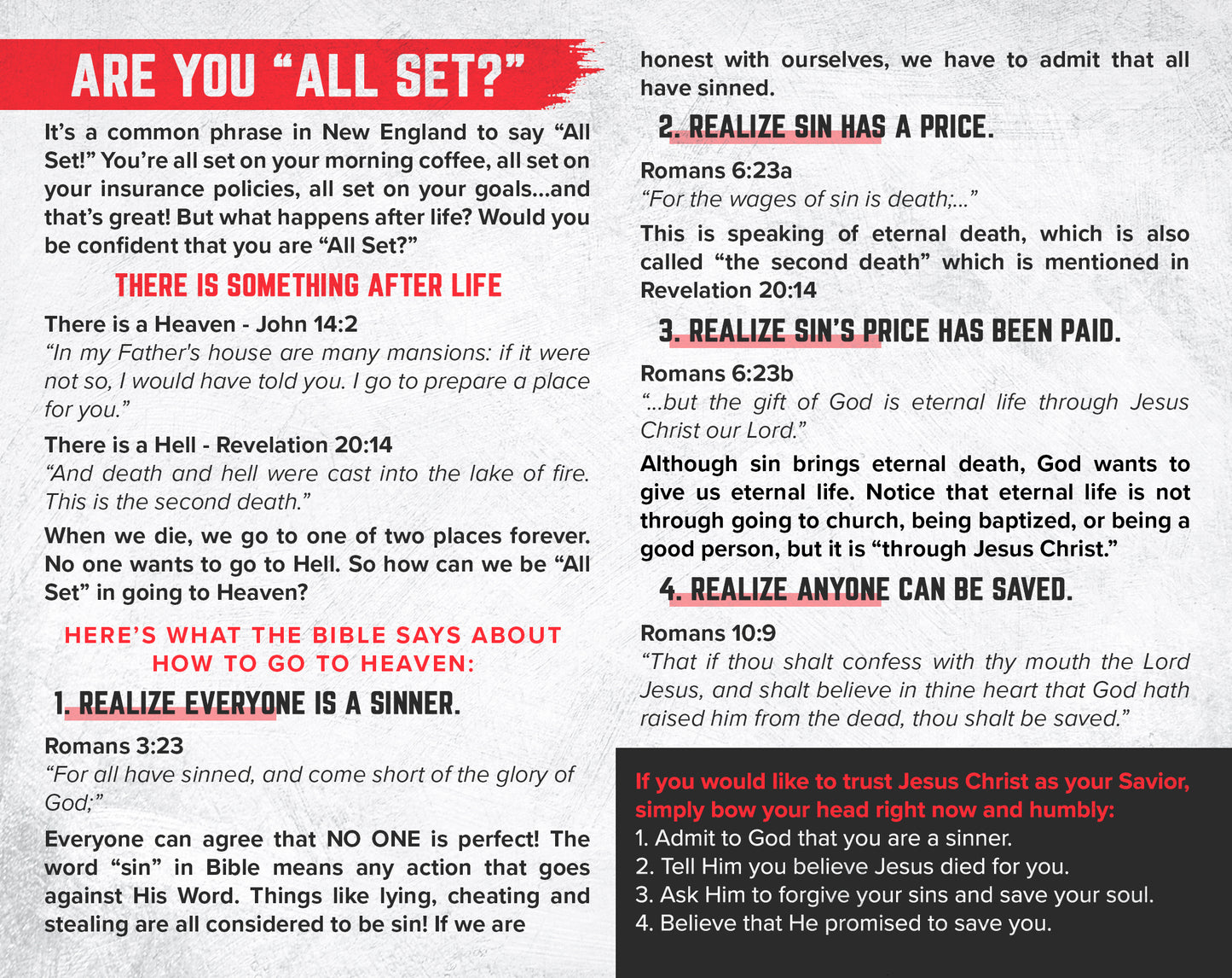 All Set? - Custom Tract