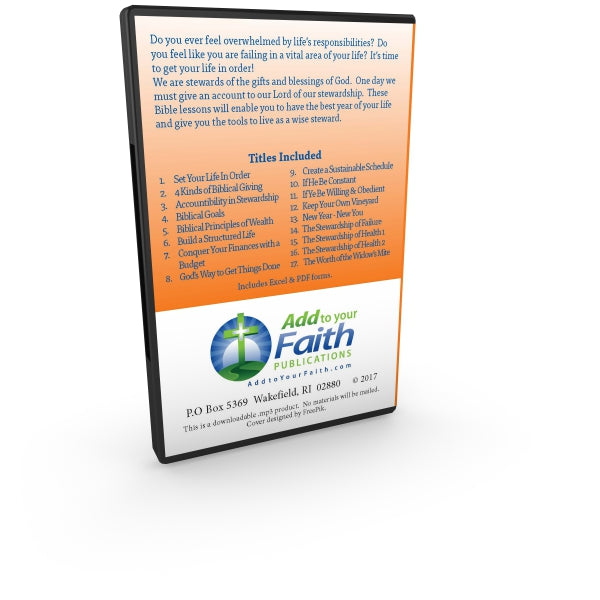 Set Your Life In Order Stewardship Kit - Download