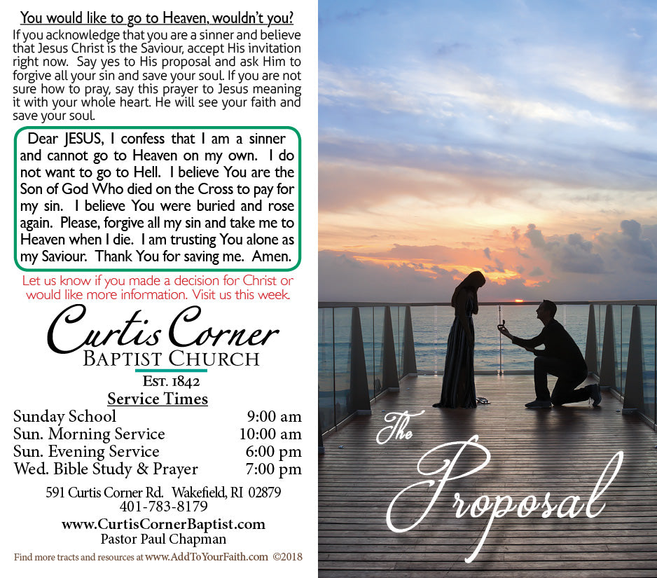 The Proposal - Custom Tract