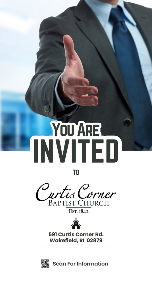 Church Invitation "Bract" - Custom Brochure Tract