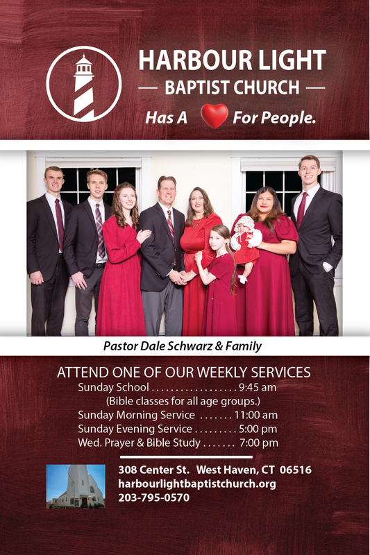Church Invite Cards - Red - Customized With Your Information