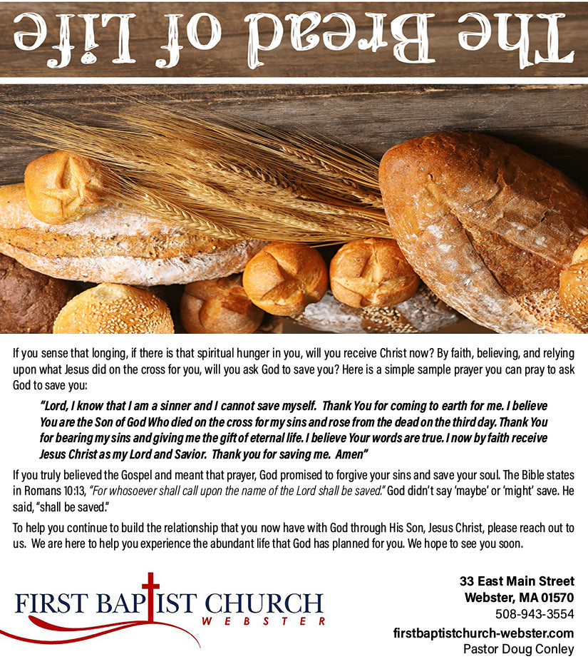 Bread of Life - Customizable Gospel Tract