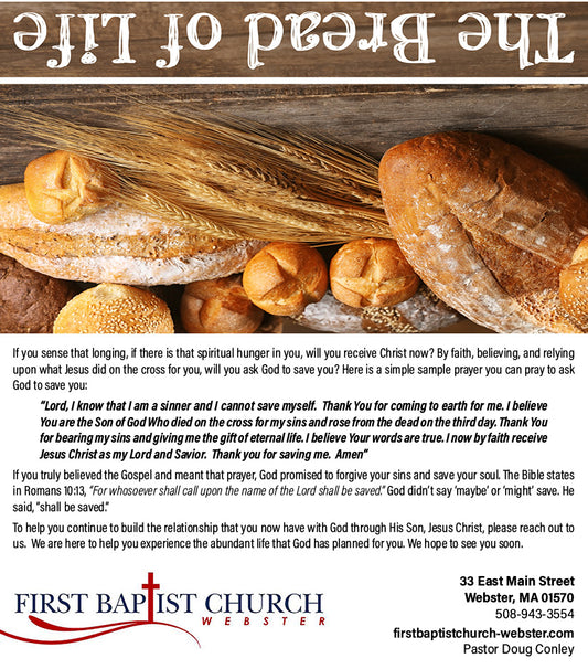 Bread of Life - Customizable Gospel Tract